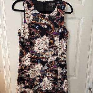 Dark Floral Patterned Dress | The Limited | size 8P